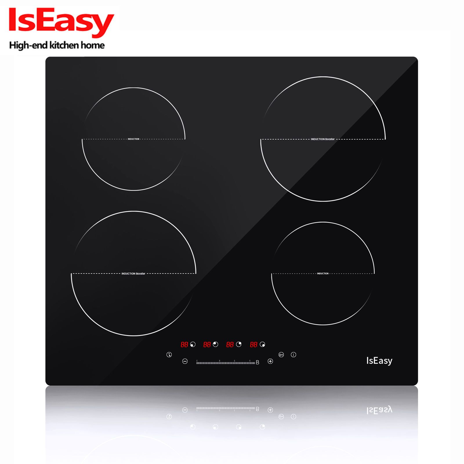 23/30 5/4 Burners Built-in Cook top LPG NG Gas Stove Tempered glass  Cooker USA